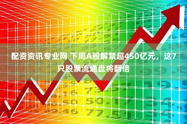配资资讯专业网 下周A股解禁超450亿元，这7只股票流通盘将翻倍